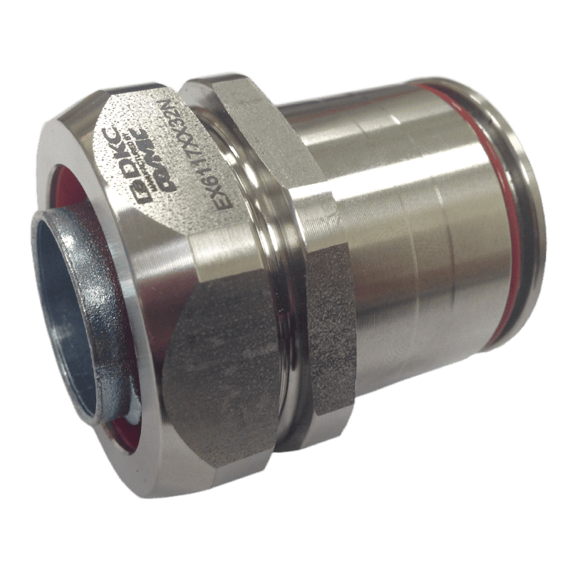 COSMEC - CSMEX6117-4035 Raccordo metallico ad innesto rapido ATEX, tubo rigido 40mm - tubo flessibile, AD35