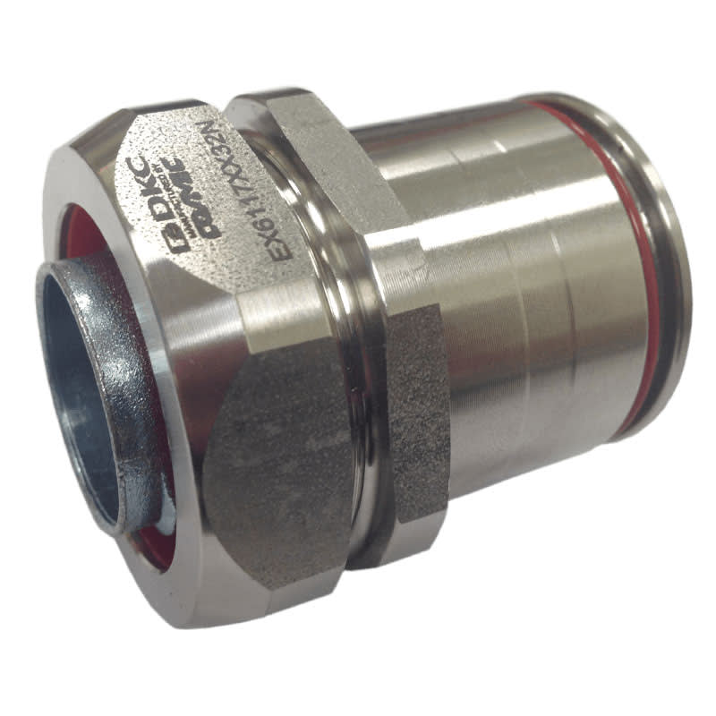 COSMEC - CSMEX6117XX5040 Raccordo ad innesto rapido ATEX in INOX AISI 316L, tubo rigido 50 mm - tubo flessibile, AD40