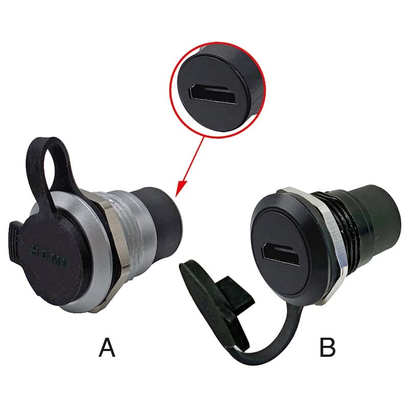 ELCART DISTRIBUTION - ERT421003000 PRESA HDMI F/F DA PANNEL.SILVER