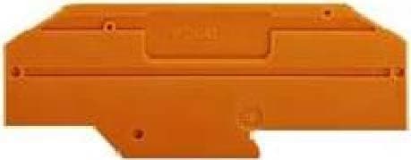 WAGO ITALIA SRL - WAG282-334 PIASTRA TERMINALE SPESSORE 2 MM GRIGIO