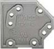 WAGO ITALIA SRL - WAG745-100 PIASTRA TERMINALE TIPO SNAP-FIT SPESSA 1