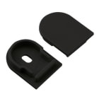 LINEA LIGHT (ILED) - ILD83184 KIT TAPPI LUNO TONDO 2PZ NERI