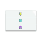 ABB SPA - ABBEJ 349 0 6342-24G-101,INTER 3 TASTI BIANCO LUCIDO