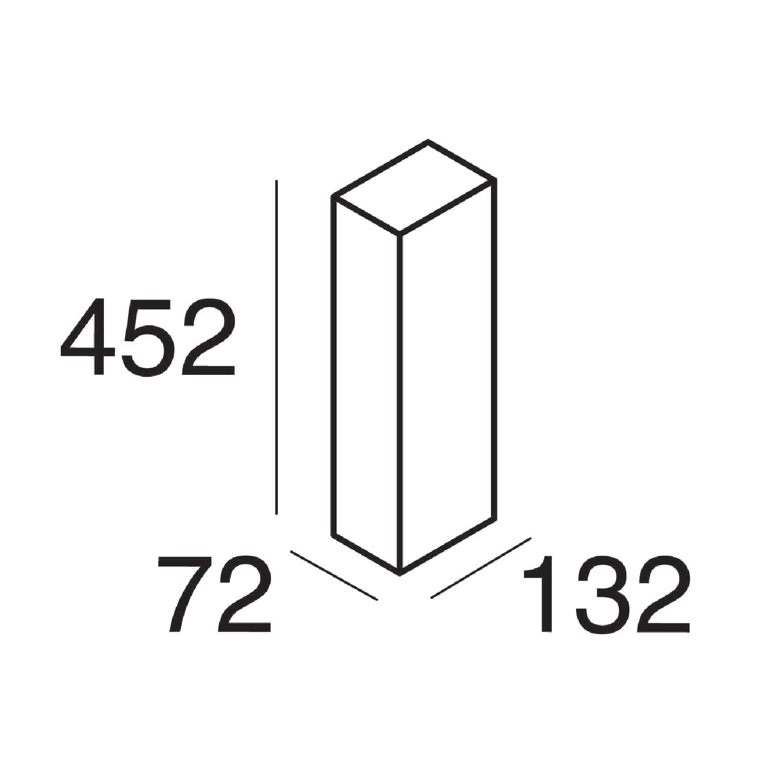 LINEA LIGHT (ILED) - ILD65002 CEM CONTR.MURAT.68X134X454