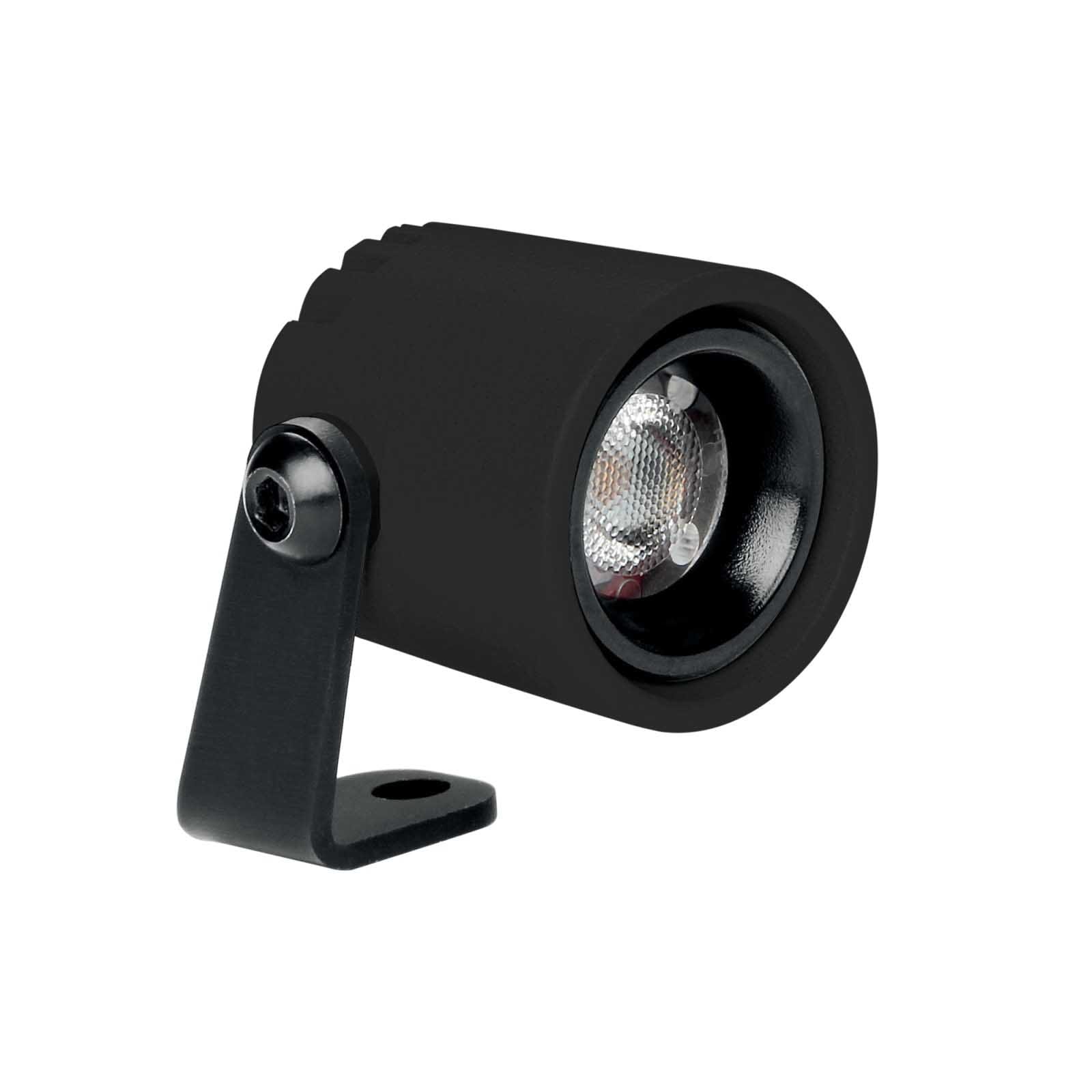 LINEA LIGHT (ILED) - ILD96985N15 EYELET-R 1 1LED 2W NERO GOFFR.