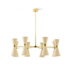 LINEA LIGHT-STILNOVO - SNV9567 MEGAFONO SOSP.8BR.16XE14 OTT/AVOR