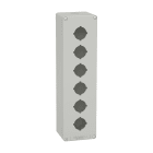 SCHNEIDER ELECTRIC - SNRXAPD5606 PULSANTIERA METALLO GRIGIA 6 FORI 30MM
