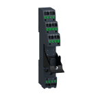 SCHNEIDER ELECTRIC - SNRRSZE08P Base push-in RSZ con staffa di mantenimento, 10 A , per relè RSB2