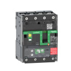 SCHNEIDER ELECTRIC - SNRC11E44V100B Interruttore, ComPacT NSXm 100E, 16kA/415VAC, 4 poli, Sganciatore MicroLogic 4.1 100A, connettori/busbar