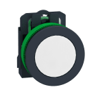 SCHNEIDER ELECTRIC - SNRXB5FA11 Harmony XB5, pulsante bianco filopannello, in plastica, ad impulso, Ø30 1NO
