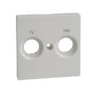 SCHNEIDER ELECTRIC - SNRMTN299919 PLACCA CEN. FM+TV BIANCO POL SYSM