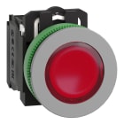 SCHNEIDER ELECTRIC - SNRXB5FW34G5C0 Pulsante luminoso rosso 120Vac NO+NC filopannello grigio - Ø30 - LED universale