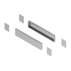 SCHNEIDER ELECTRIC - SNRNSYSPSX6100 Pannello laterale zoccolo inox P600xH100 304L