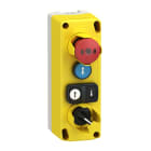 SCHNEIDER ELECTRIC - SNRXALFK4002 Top of car box XALF for lift inspection - 1 flush pushbutton - spring return