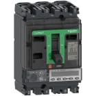 SCHNEIDER ELECTRIC - SNRC25W46E100 Interruttore, ComPacT NSX250HB2, 100kA/690VAC, 4 poli, Sganciatore MicroLogic 6.2E 100A