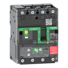 SCHNEIDER ELECTRIC - SNRC11E34V100B Interruttore, ComPacT NSXm 100E, 16kA/415VAC, 3 poli, Sganciatore MicroLogic 4.1 100A, connettori/busbar