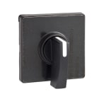 SCHNEIDER ELECTRIC - SNRKAD1H Testa commutatore 60 x 60mm - nera - leva nera - etichetta neutra da incidere