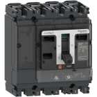 SCHNEIDER ELECTRIC - SNRC10F4TM080D1 Interruttore, ComPacT NSX80 DC PV, 10kA/1000VDC, 4 poli, Sganciatore PV TM-DC 80A