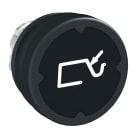 SCHNEIDER ELECTRIC - SNRZB4BC28010 TESTA PULSANTE DIAM. 37MM NERO