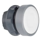 SCHNEIDER ELECTRIC - SNRZB5AA131C0 TESTA PULSANTE BIANCO I GHIERA GRIGIA
