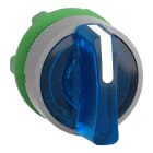 SCHNEIDER ELECTRIC - SNRZB5AK1863C0 Testa selettore luminoso blu - 3 pos - ghiera grigia- per LED universale- Ø22