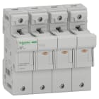 SCHNEIDER ELECTRIC - SNRA9GSB750 Sezionatore Acti9 SBI, 3P+N, 50 A, per fusibile 14 x 51 mm