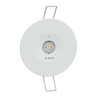 SCHNEIDER ELECTRIC - SNROVA48953 Exiway Smartbeam Incasso, IP42, Autoalimentato Autodiagnosi e Centralizzata Activa/DiCube, 220lm SE/SA, 1,5h, Antipanico, illuminazione di sicurezza