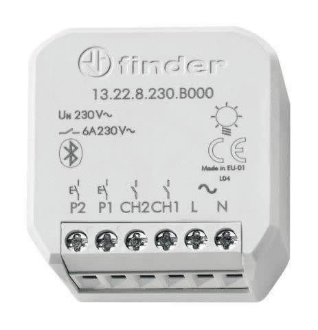 FINDER SPA - FIN13228230B000 RELÈ MULTIFUNZIONE CONNESSO 2CH INCASSO