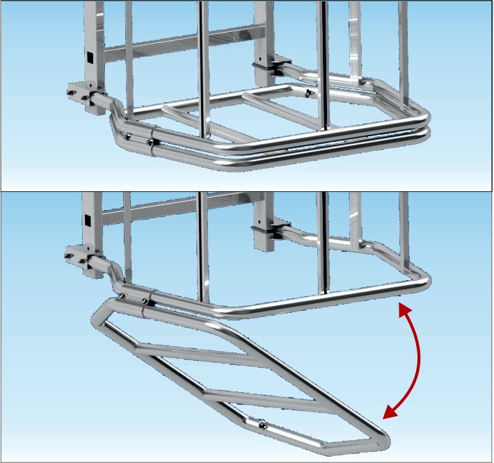 FRIGERIO CARPENTERIE - FRISCA 4047GRAI GRIGLIA ANTI-INTRUS. SMONTABILE BLOCCABI