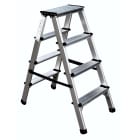 FRIGERIO CARPENTERIE - FRISCA 6030/04 SGABELLO HOBBI ALLUMINIO 2SALITE 4G