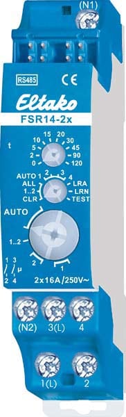 ELTAKO - EAK30014002 Stromsto#-Schaltrelais mit 2 Kan#len, 1+