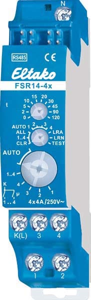 ELTAKO - EAK30014001 RS485 BUS ACTUATOR 4 CHANNEL IMPULSE SWI