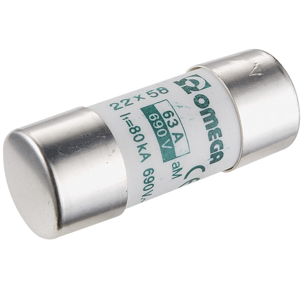 OMEGA FUSIBILI SPA - OMFAMS258480 FUS 22X58 80A AM 500V