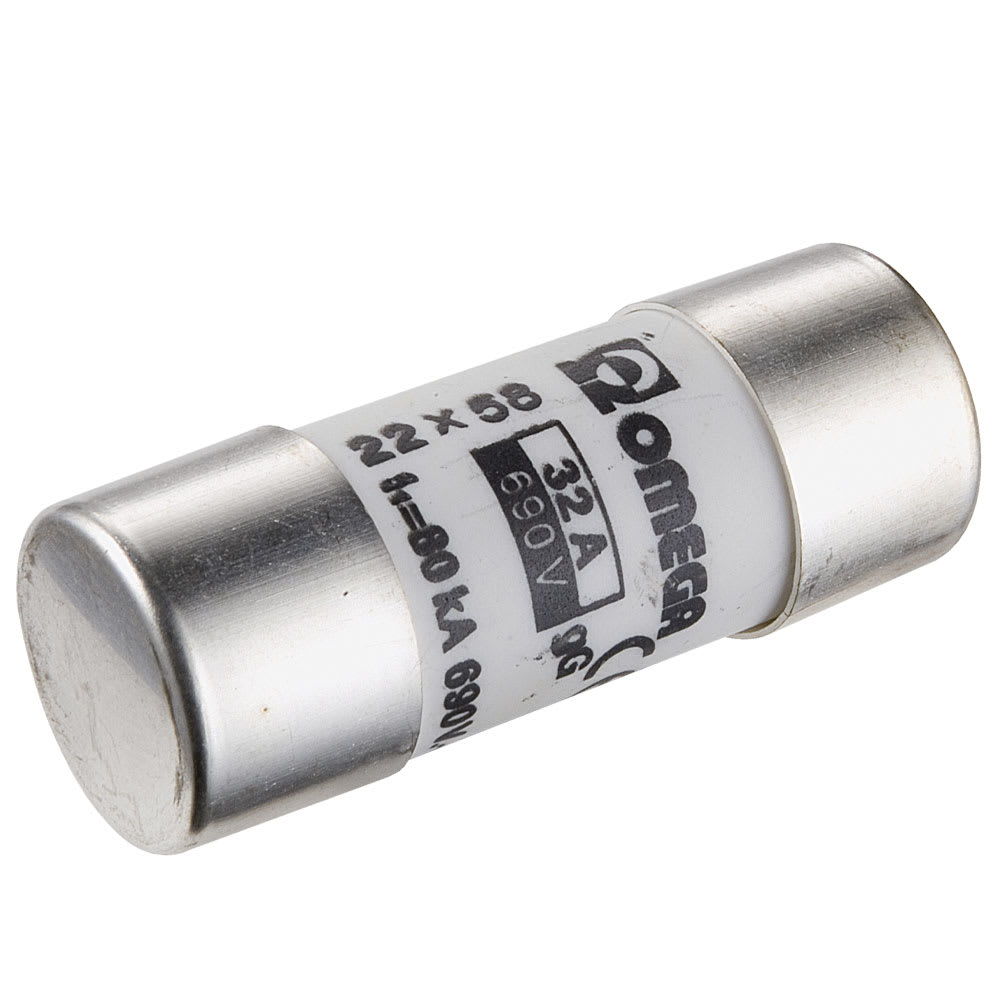 OMEGA FUSIBILI SPA - OMFGIS258125 FUS 22X58 125A GI/GG 400V