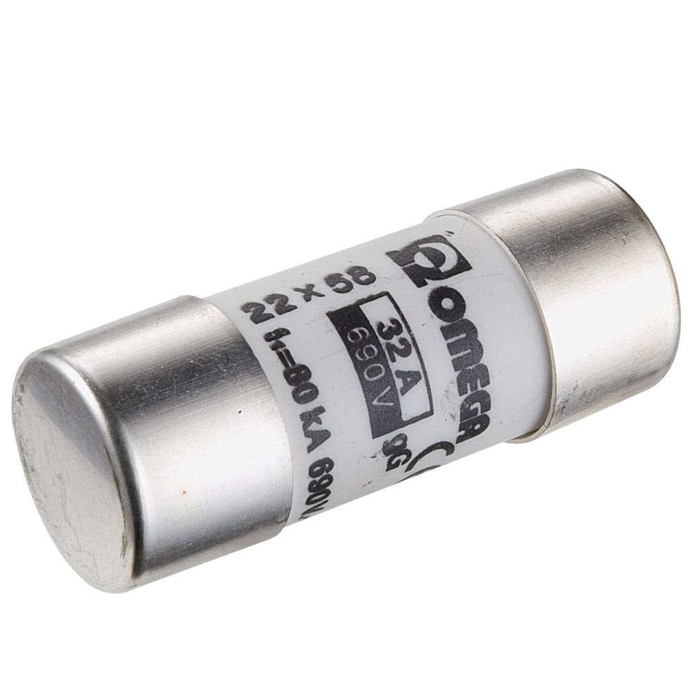 OMEGA FUSIBILI SPA - OMFGI258125 FUS 22X58 125A GI/GG 400V