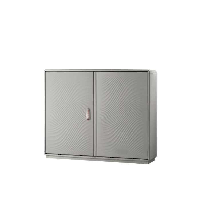CONCHIGLIA - CON078132115 Serie GRAFI 12 - Armadio in vetroresina, 1 vano, IP44, dimensioni 490 x 1150 x 460 mm (AxBxP)