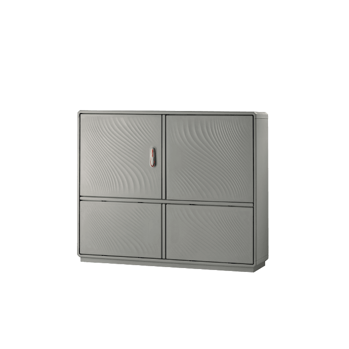 CONCHIGLIA - CON077125185 Serie GRAFI 12 - Armadio in vetroresina, 1 vano + zoccolo, IP55, dim. 940 x 1150 x 330 mm (AxBxP)