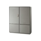 CONCHIGLIA - CON077139194 Serie GRAFI 12 - Armadio in vetroresina, 1 vano + zoccolo, IP55, dim. 1840 x 1150 x 460 mm (AxBxP)