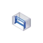 CONCHIGLIA - CON095775839 Acc. per Serie GRAFI 5 - Cestello di supporto apparecchiature modulari, altezza vano 658 mm