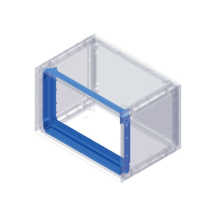 CONCHIGLIA - CON095775722 Acc. per Serie GRAFI 5 - Telaio/cornice per supporto pannelli, altezza vano 523 mm