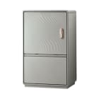 CONCHIGLIA - CON077505196 Serie GRAFI 5 - Armadio in vetroresina, 1 vano + zoccolo, IP55, dim. 940 x 580 x 330 mm (AxBxP)