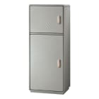 CONCHIGLIA - CON077508216 Serie GRAFI 5 - Armadio in vetroresina, 2 vani, IP55, dimensioni 1390 x 580 x 330 mm (AxBxP)