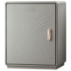 CONCHIGLIA - CON077714103 Serie GRAFI 7 - Armadio in vetroresina, 1 vano, IP55, dimensioni 715 x 685 x 460 mm (AxBxP)