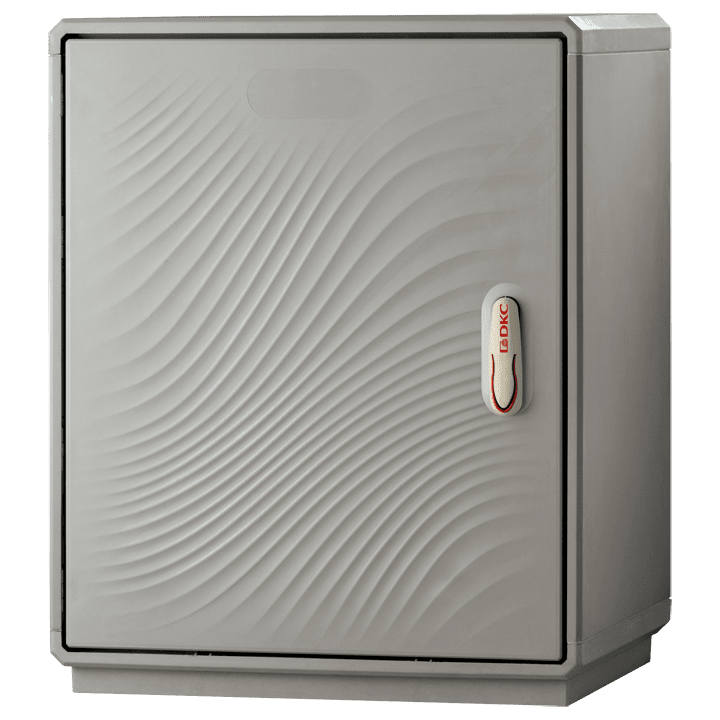 CONCHIGLIA - CON078702107 Serie GRAFI 7 - Armadio in vetroresina, 1 vano, IP44, dimensioni 490 x 685 x 330 mm (AxBxP)