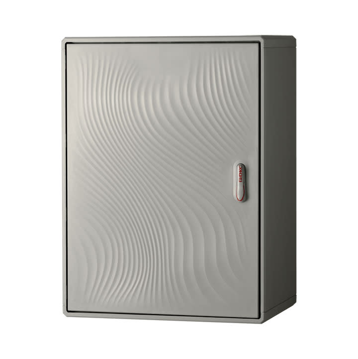 CONCHIGLIA - CON077704906 Serie GRAFI 7 - Sopralzo per armadio in vetroresina, IP55, dimensioni 685 x 685 x 330 mm (AxBxP)