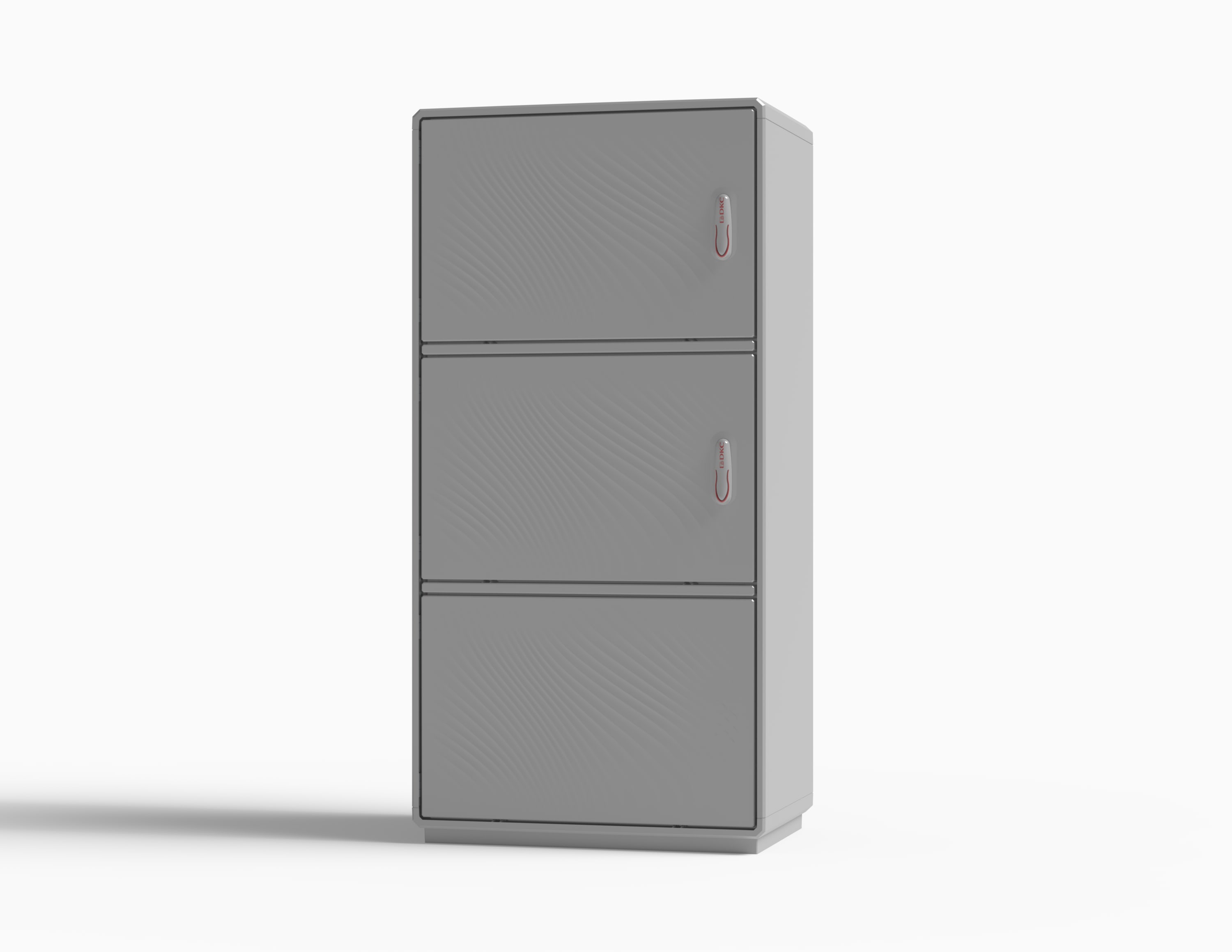 CONCHIGLIA - CON077718294 Serie GRAFI 7 - Armadio in vetroresina, 2 vani + zoccolo, IP55, dim. 1390 x 685 x 460 mm (AxBxP)