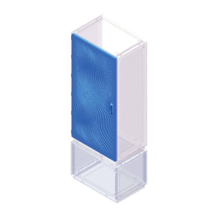 CONCHIGLIA - CON095778924 Acc. per Serie GRAFI 9 - Kit anta vano, altezza 490 mm, altezza vano 433 mm