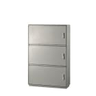 CONCHIGLIA - CON077918308 Serie GRAFI 9 - Armadio in vetroresina, 3 vani, IP55, dimensioni 1390 x 910 x 460 mm (AxBxP)