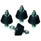 TECNOGAS SRL - TGS00000011215 KIT 4PZ ANTIVIBRANTI IN GOMMA NATURALE P