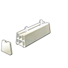 TECNOGAS SRL - TGS00000011262 COPPIA SUPPORTI A PAVIMENTO PVC MORBIDO